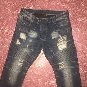 Balmain jeans size 30 waist 32 length